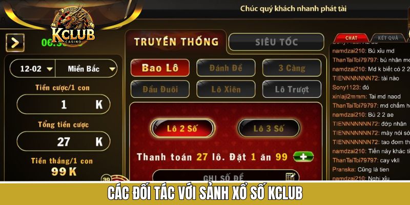 Nắm rõ các đối tác tin cậy của sảnh xổ số 