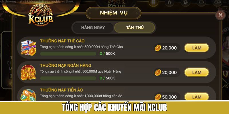 Những khuyến mãi KClub nổi bật được người chơi mong chờ